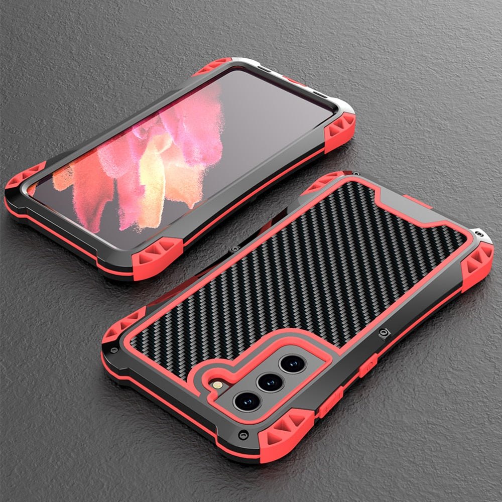 R-JUST Military Grade Shockproof Metal Case For Samsung Galaxy S21 FE - Premium Mobile Phone Cases from R-Just - Just $35.00! Shop now at Dressmycell.com R-JUST Military Grade Shockproof Metal Case For Samsung Galaxy S21 FE - Premium Mobile Phone Cases from R-Just - Just $35.00! Shop now at Dressmycell.com